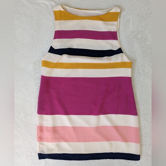 Bec & Bridge Striped sleeveless Shift Dress 12 - Picture 2 of 8